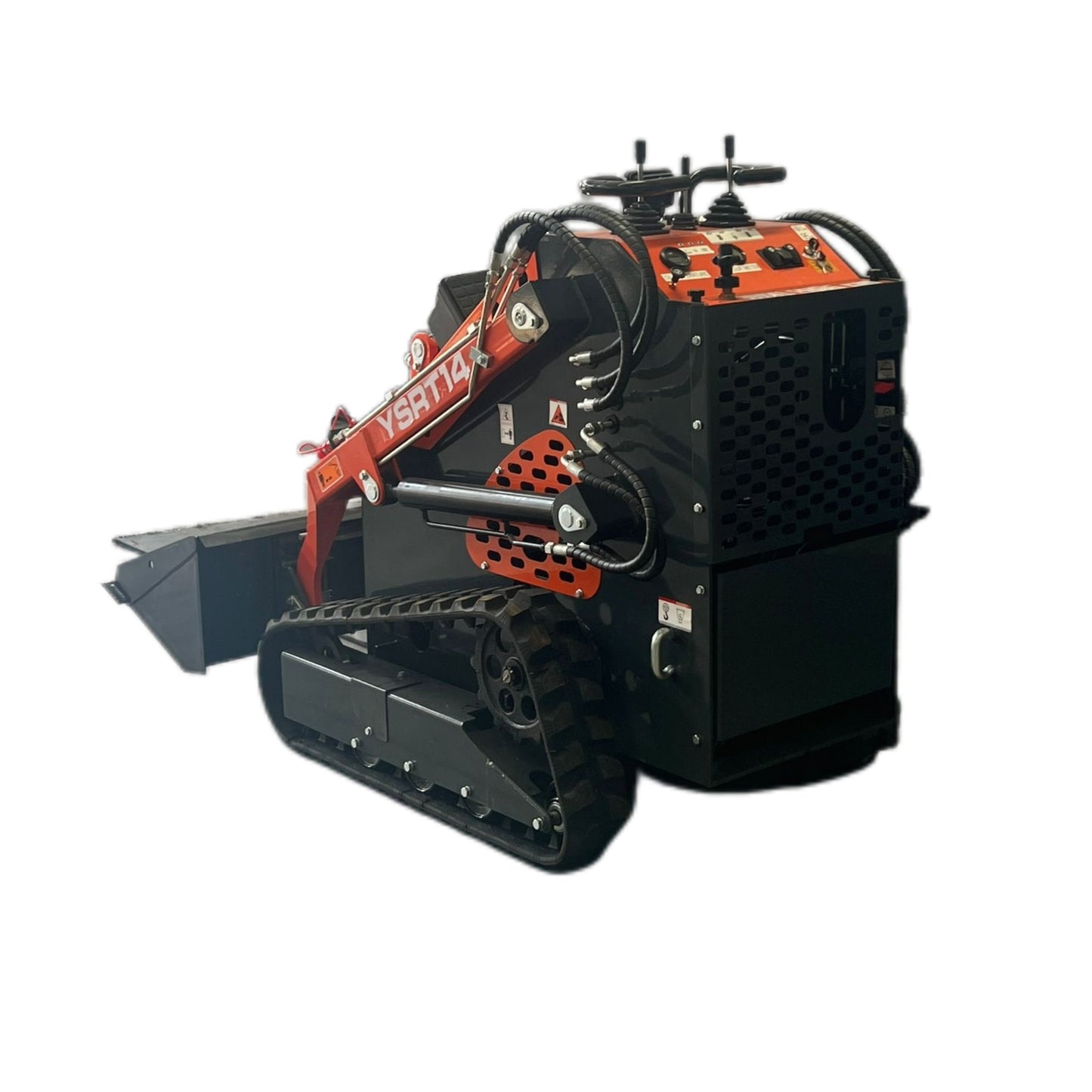 Cfgindustrial 0.75 Ton Stand-on Skid Steer Track Loader Crawler | AGT-YSRT14