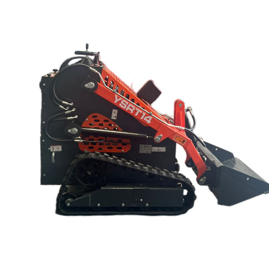 Cfgindustrial 0.75 Ton Stand-On Skid Steer Track Loader Crawler | AGT-YSRT14