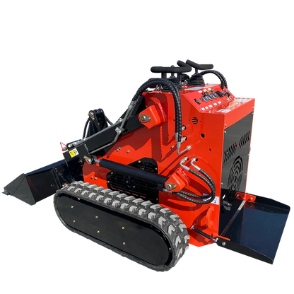Cfgindustrial 1 Ton Mini Skid Steer Track Loader with 23HP RATO Engine | LRT23