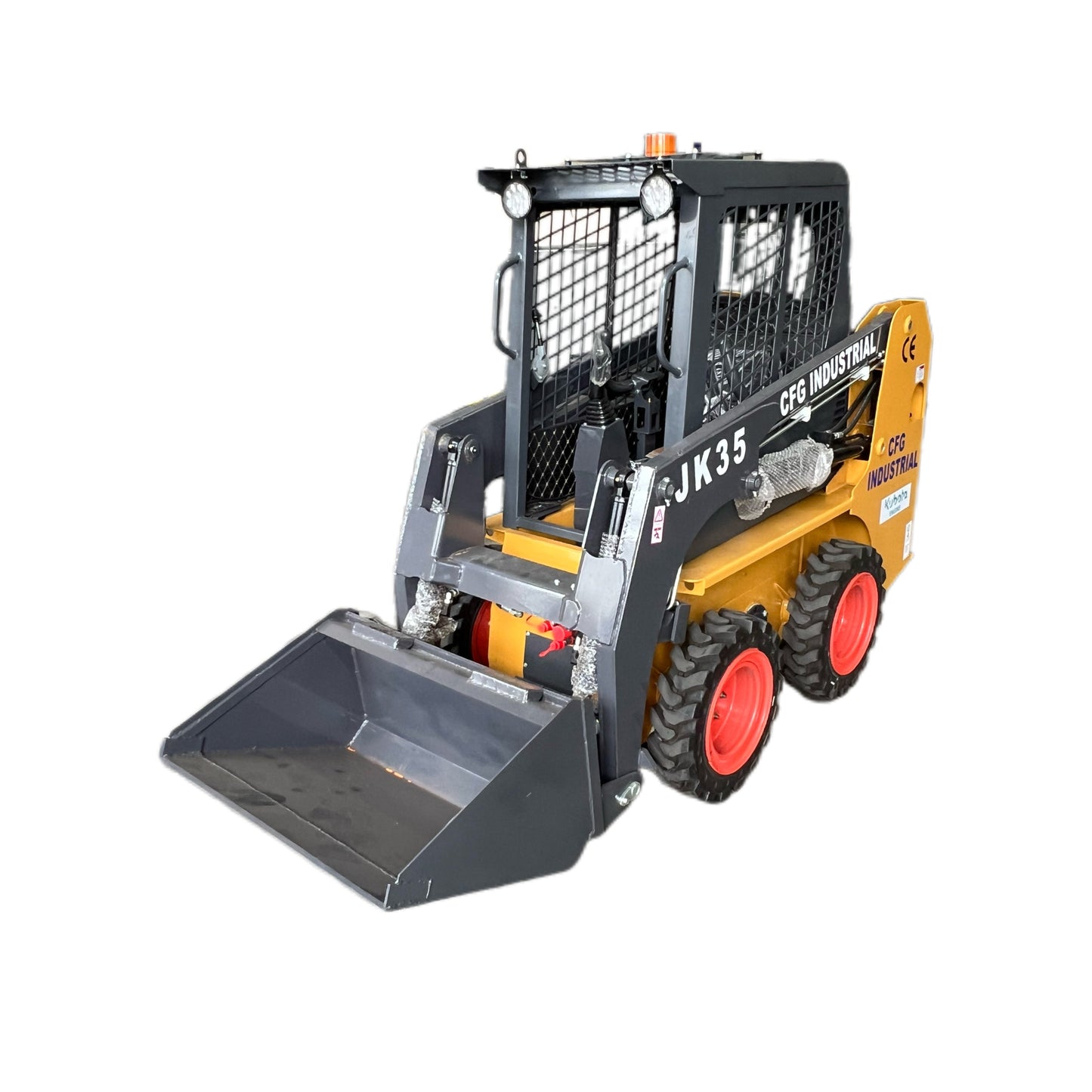 Cfgindustrial 1.4 Ton Open Operator Wheel Skid Steer Loader | JK35