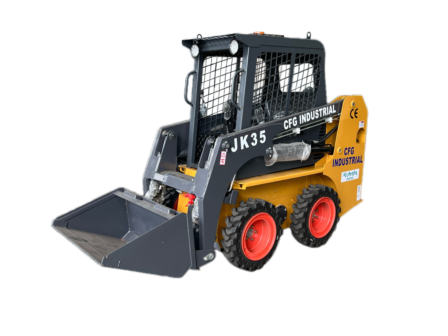 Cfgindustrial 1.4 Ton Open Operator Wheel Skid Steer Loader | JK35