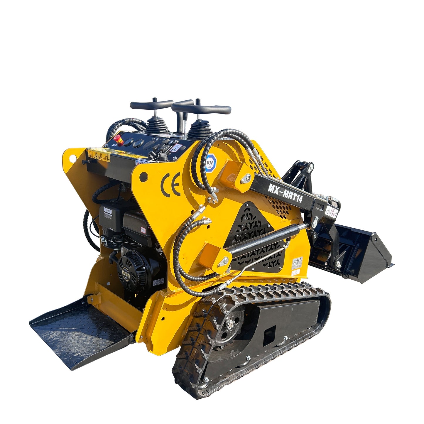 Cfgindustrial 1 Ton,  13.5HP Mini Skid steer  Loaders Crawler Track  Rato Engine | MX-MRT14