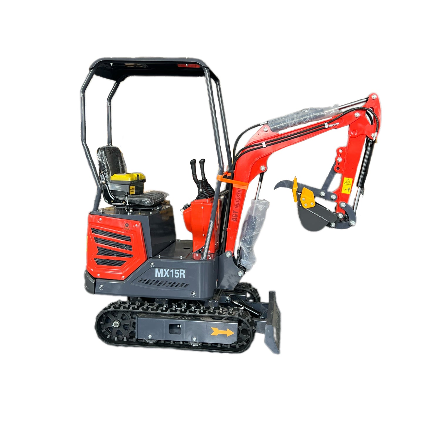 Cfgindustrial 1 Ton Mini Excavator with 9.8kW Gasoline Engine Compact Crawler Digger | MX15R