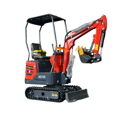 Cfgindustrial 1 Ton Mini Excavator with 9.8kW Gasoline Engine Compact Crawler Digger | MX15R