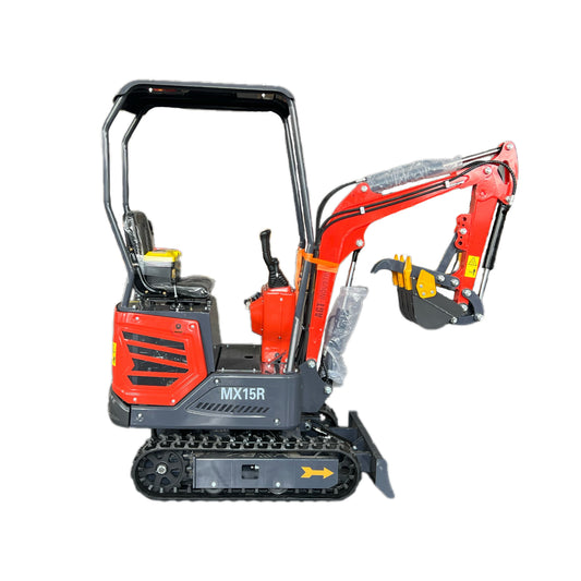 Cfgindustrial 1 Ton Mini Excavator with 9.8kW Gasoline Engine Compact Crawler Digger | MX15R