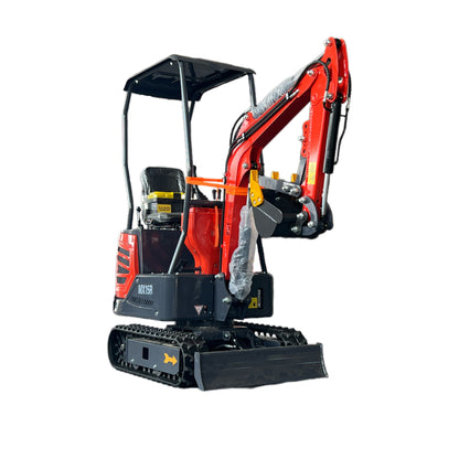 Cfgindustrial 1 Ton Mini Excavator with 9.8kW Gasoline Engine Compact Crawler Digger | MX15R