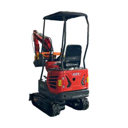 Cfgindustrial 1 Ton Mini Excavator with 9.8kW Gasoline Engine Compact Crawler Digger | MX15R