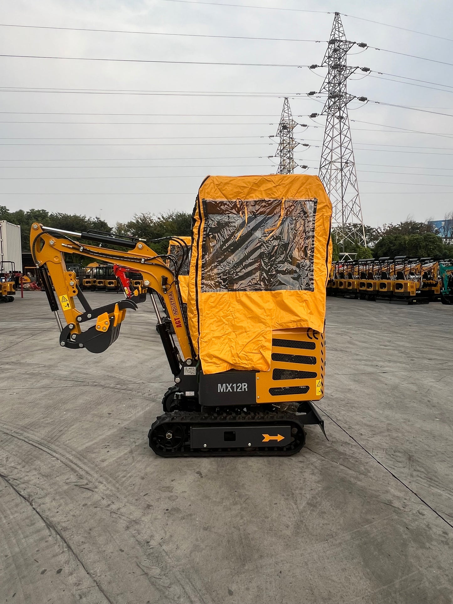 Cfgindustrial Mini Excavator All Weather Protective Cover