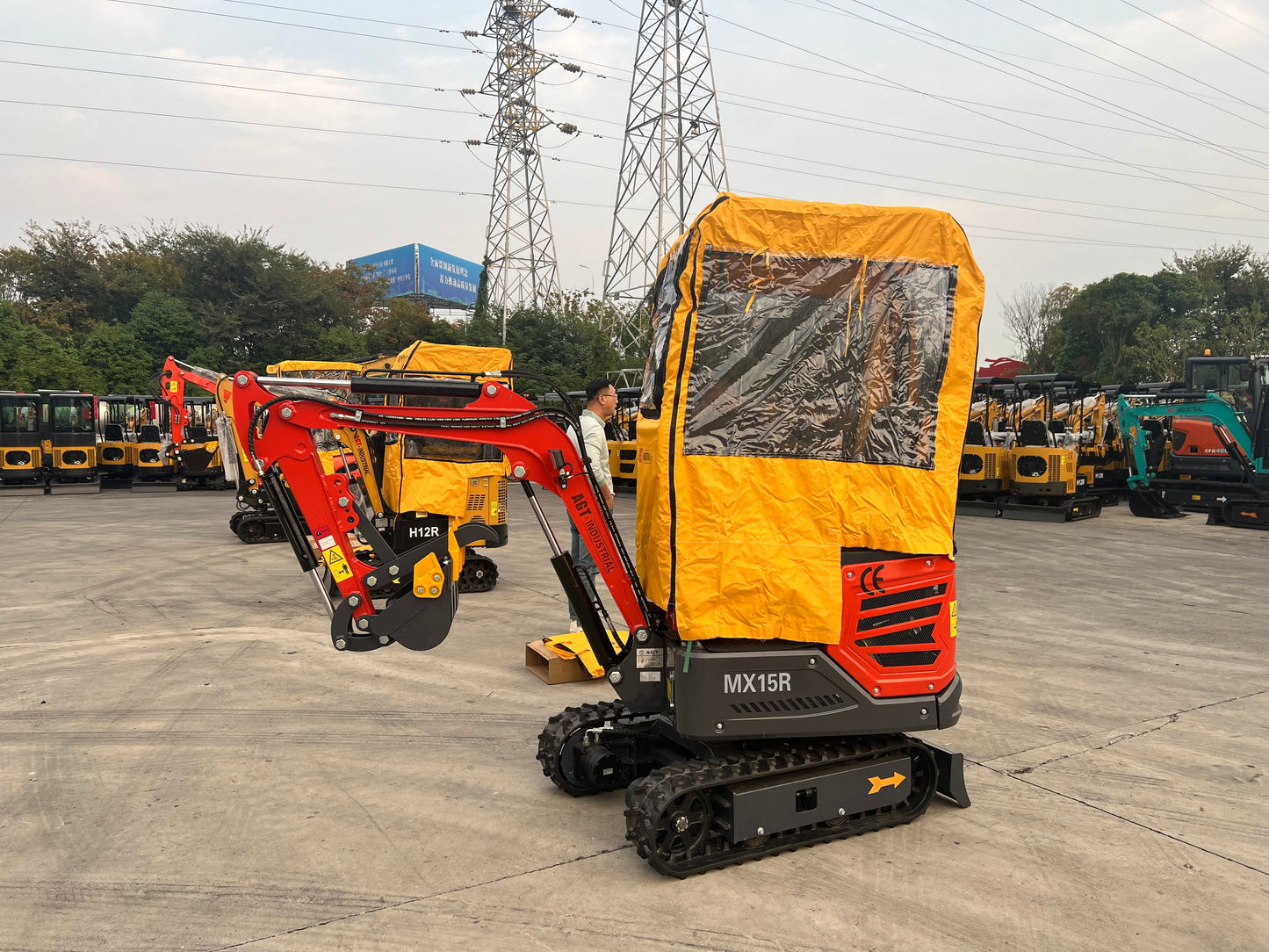 Cfgindustrial Mini Excavator All Weather Protective Cover