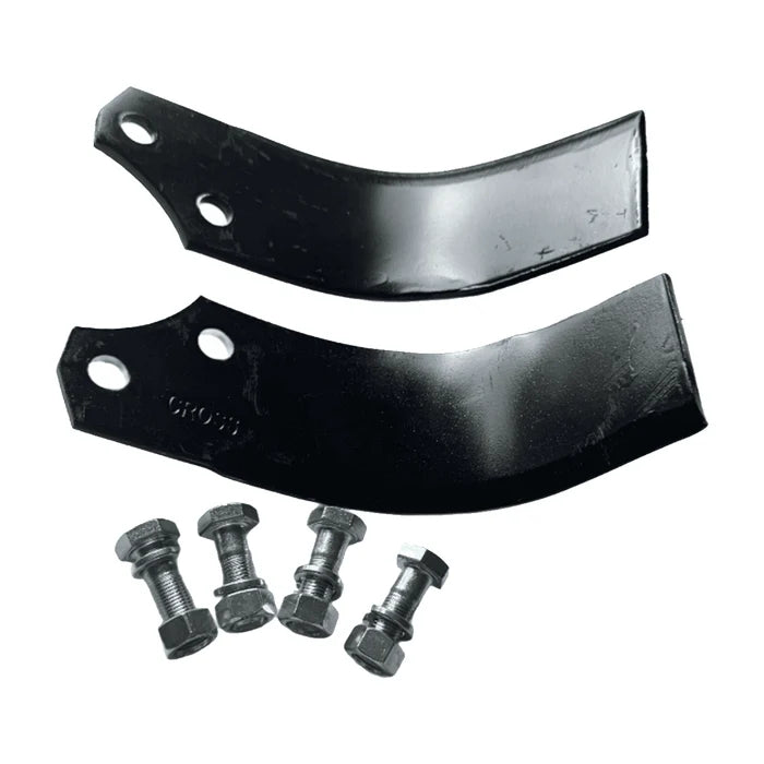 Cfgindustrial 20PCS Rotary Tiller Blades L-Tines Replacement Fit for TAS74, TAS81 | LDZC-TS