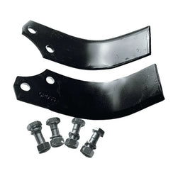 Cfgindustrial 20PCS Rotary Tiller Blades L-Tines Replacement Fit for TAS74, TAS81 | LDZC-TS
