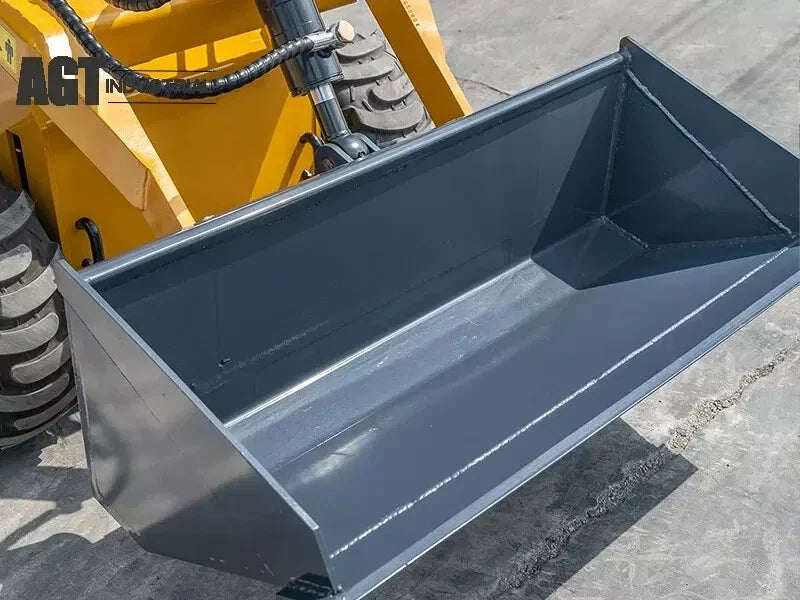 Cfgindustrial 32" Toothless Bucket for Mini Skid Steer Loader | AGT-M-BK32