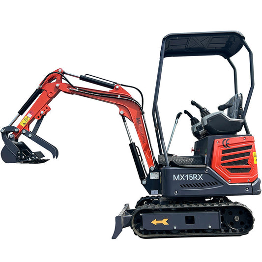 Cfgindustrial 1 Ton Mini Excavator with Rato 13.5 HP R420D Gas Engine | MX15RX