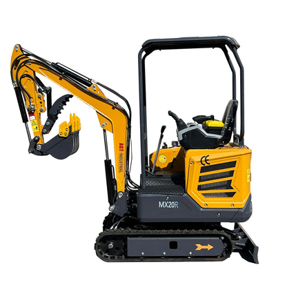 Cfgindustrial 1.2 Ton Mini Excavator Digger with 23 HP Rato Engine & Hydraulic Thumb | MX20R