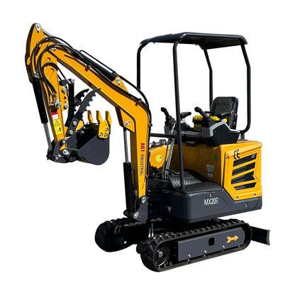 Cfgindustrial 1.2 Ton Mini Excavator Digger with 23 HP Rato Engine & Hydraulic Thumb | MX20R