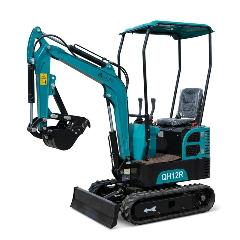 Cfgindustrial 1 Ton Mini Excavator Rato Engine w/ 16" Digging Bucket | QH12R