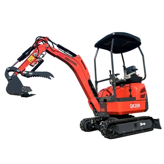 Cfgindustrial 1 Ton Mini Excavator with 23 HP Rato Engine | QK20R