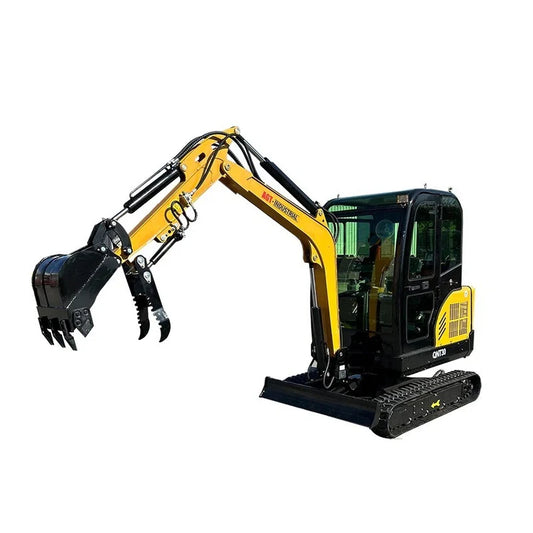 Cfgindustrial 1.8 Ton Mini Excavator with 25 HP Kubota D902 Engine, Hydraulic Thumb & Pilot Controls | QNT30