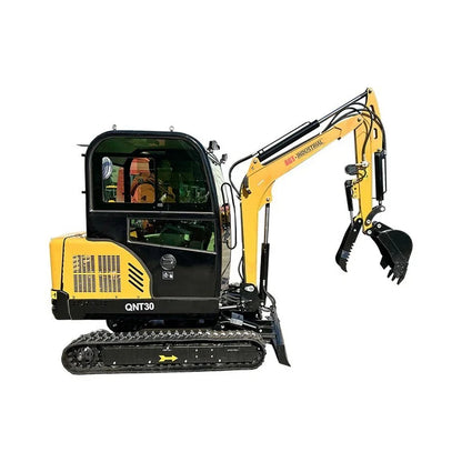 Cfgindustrial 1.8 Ton Mini Excavator with 25 HP Kubota D902 Engine, Hydraulic Thumb & Pilot Controls | QNT30