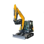 Cfgindustrial 6 Ton Mini Excavator with Kubota V2607T Engine w/ Hydraulic Thumb & Pilot Control | STE75