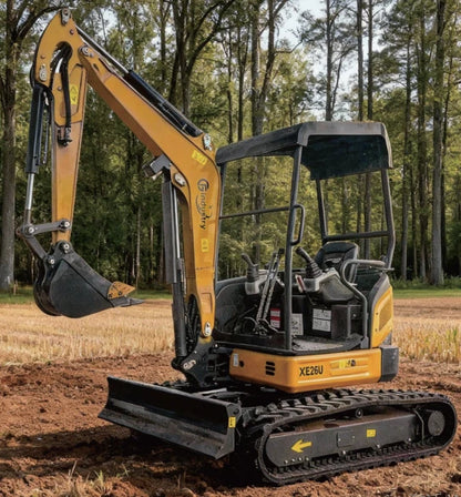 2.7 Ton Mini Excavator with Kubota 19 HP D1105 Diesel Engine | XE26U