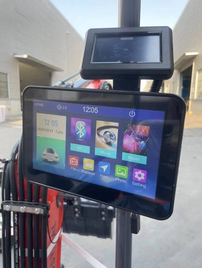 Cfgindustrial 1 Ton Upgraded Mini Excavator with Pilot Control, Swing Boom & Hydraulic Thumb | DM12X-PLUS