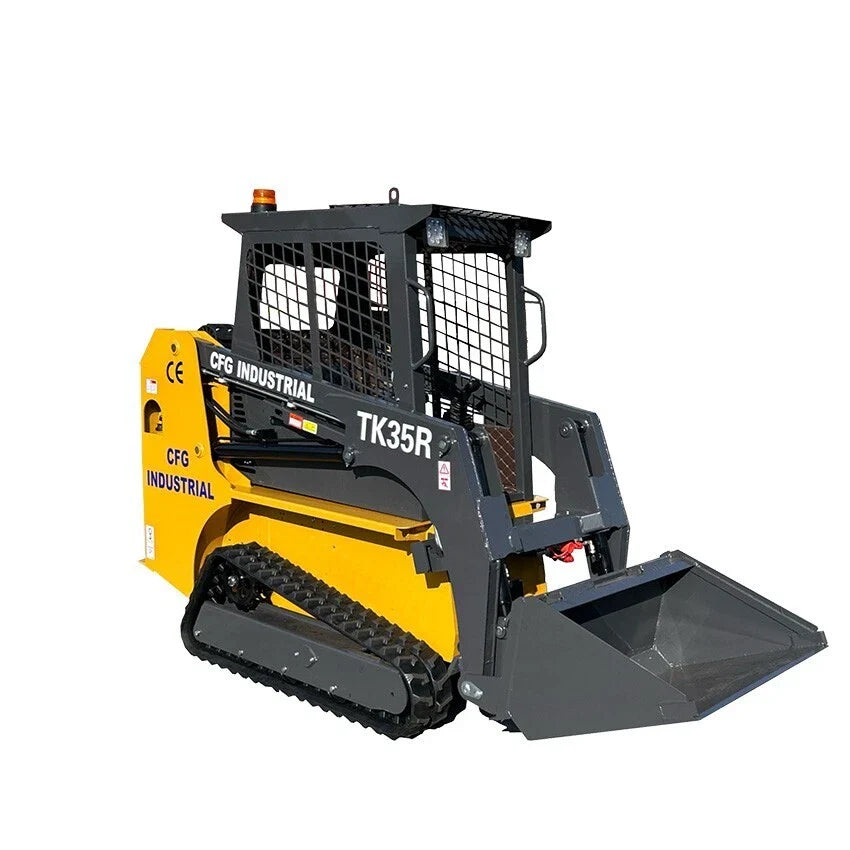 Cfgindustrial 1.5 Ton Mini Skid Steer Track Loader with 32.8 HP RATO 999D Engine | TK35R