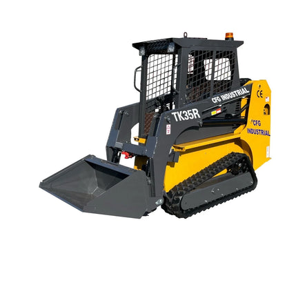 Cfgindustrial 1.5 Ton Mini Skid Steer Track Loader with 32.8 HP RATO 999D Engine | TK35R