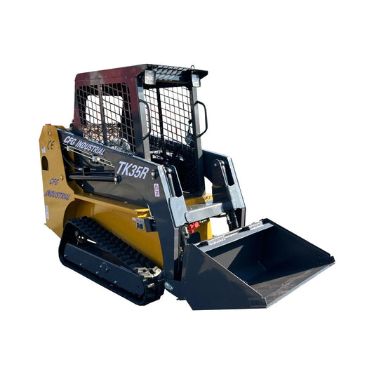 Cfgindustrial 1.5 ton Mini Skid Steer Track Loader 32.8HP Gasoline RATO 999 Engine | TK35R