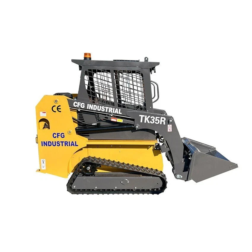Cfgindustrial 1.5 Ton Mini Skid Steer Track Loader with 32.8 HP RATO 999D Engine | TK35R
