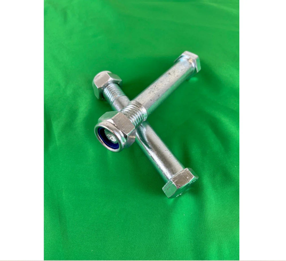 Cfgindustrial Mini Excavator 0.98in/25mm Bucket Pins Bolt/Nut Connection Accessories 1 Set | 25MMBKTPIN