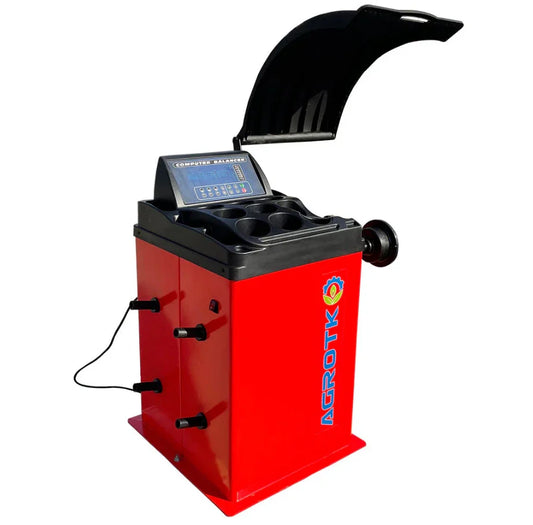 Cfgindustrial Wheel Balancer 10''-24'' Rim Diameter with Protection Hood | AGT-WB24
