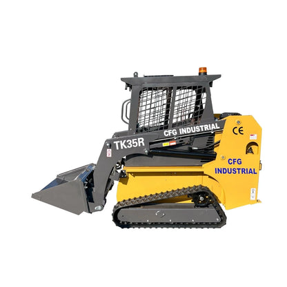 Cfgindustrial 1.5 Ton Mini Skid Steer Track Loader with 32.8 HP RATO 999D Engine | TK35R