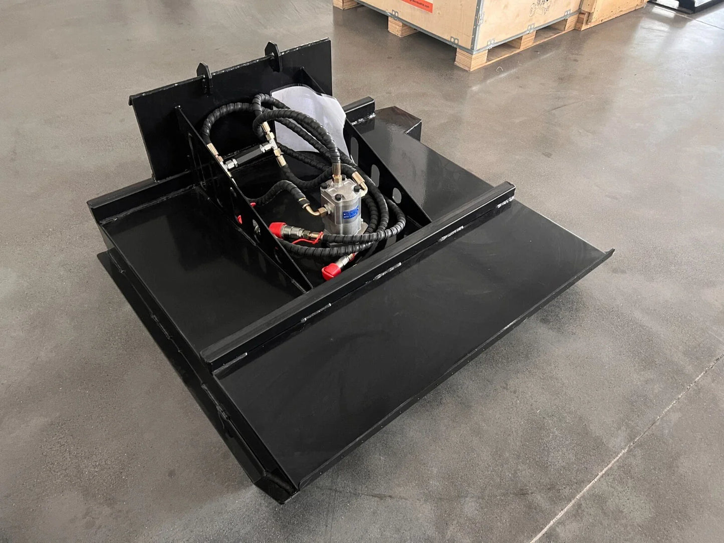 Cfgindustrial 35in Mini Skid Steer Brush Cutter with 2 Blades Loader Attachments | M-RC