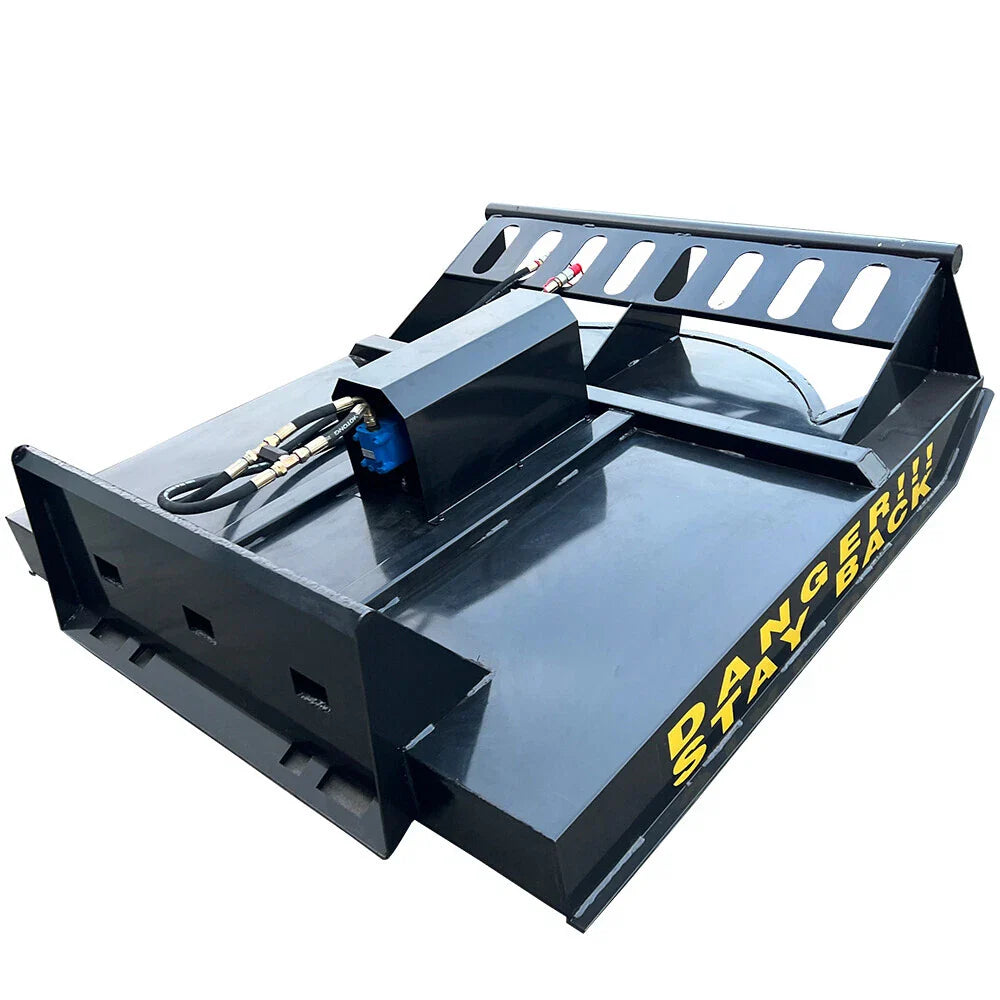 Cfgindustrial 72" Skid Steer Brush Cutter Mower Attachment-Land Clearing Attachment | RC72