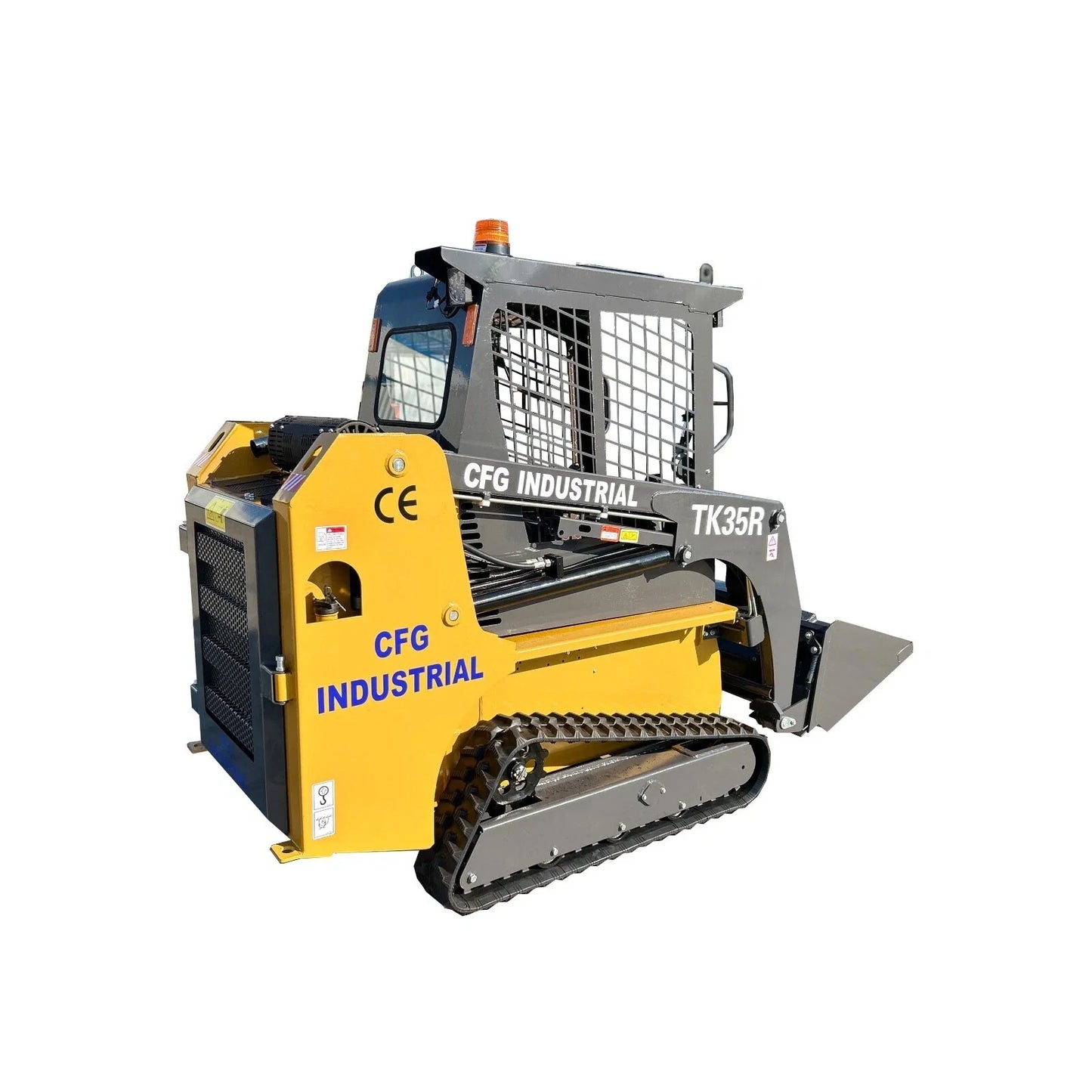 Cfgindustrial 1.5 Ton Mini Skid Steer Track Loader with 32.8 HP RATO 999D Engine | TK35R
