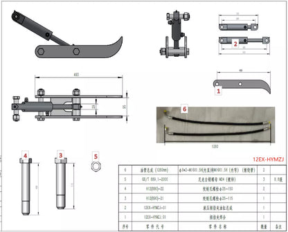 Cfgindustrial Hydraulic Thumb for 1 Ton Mini Excavator | 12EX-HYMZJIII