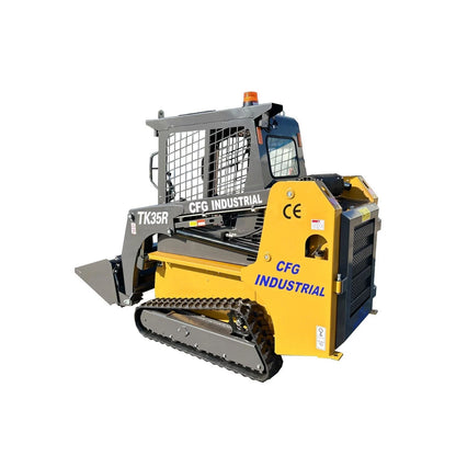 Cfgindustrial 1.5 Ton Mini Skid Steer Track Loader with 32.8 HP RATO 999D Engine | TK35R
