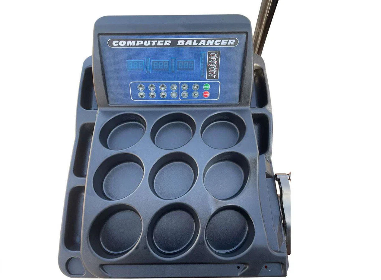Cfgindustrial Wheel Balancer 10''-24'' Rim Diameter with Protection Hood | AGT-WB24