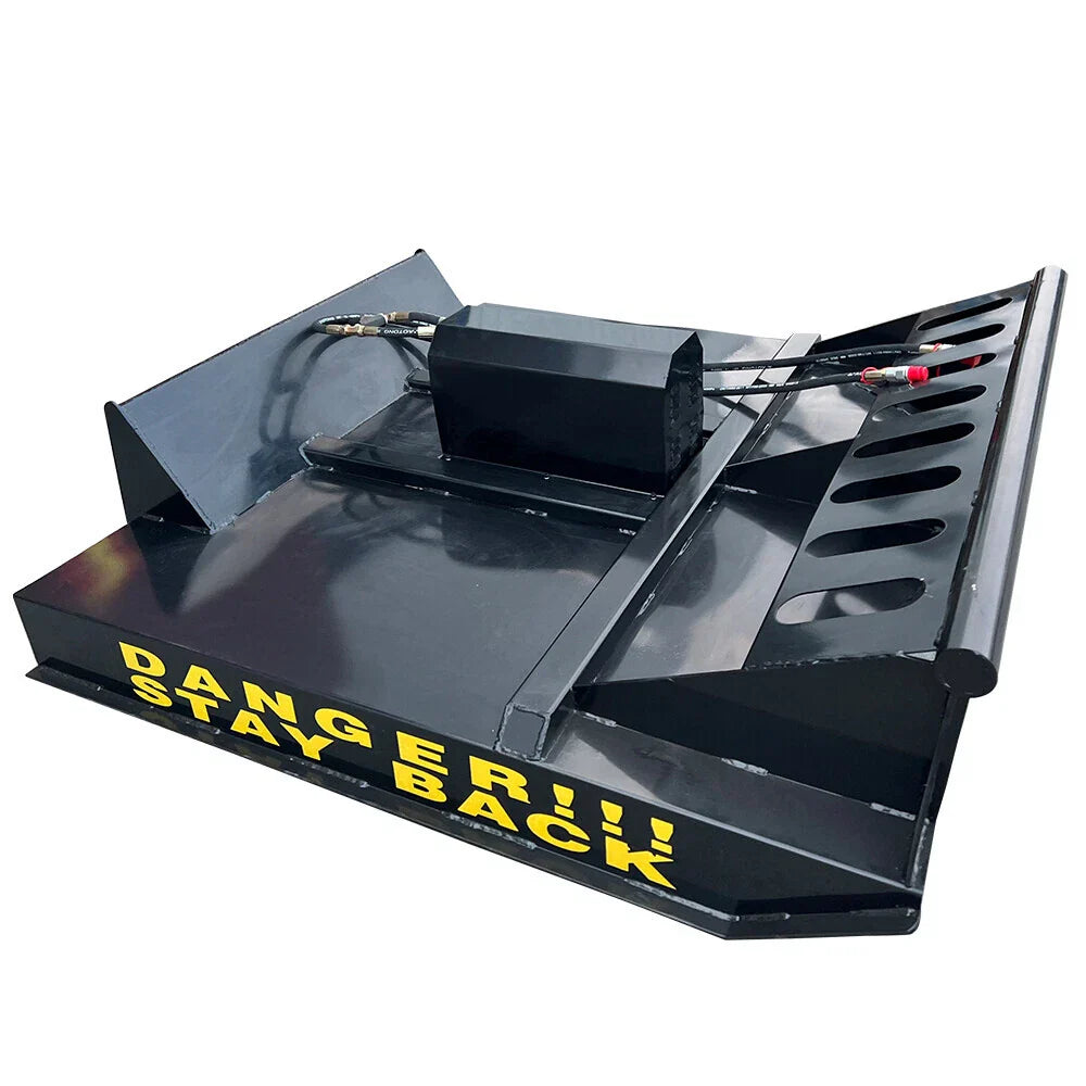 Cfgindustrial 72" Skid Steer Brush Cutter Mower Attachment-Land Clearing Attachment | RC72