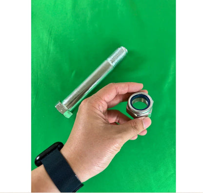 Cfgindustrial Mini Excavator 0.98in/25mm Bucket Pins Bolt/Nut Connection Accessories 1 Set | 25MMBKTPIN