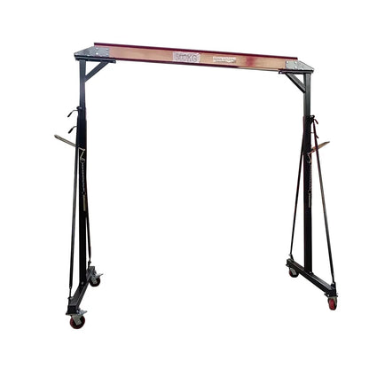 Cfgindustrial 0.5 Ton Adjustable Steel Gantry Crane Portable Shop Lift Hoist |  AGT-ASGC-1000